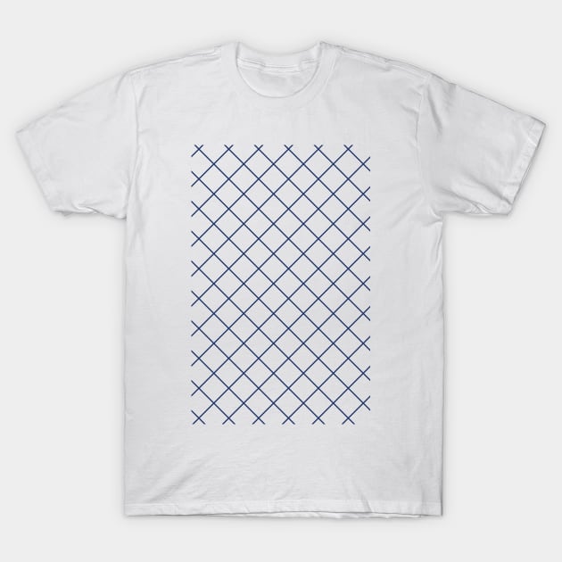 Aberdeen 1987 Away White and Navy Chequered European Jersey T-Shirt by Culture-Factory